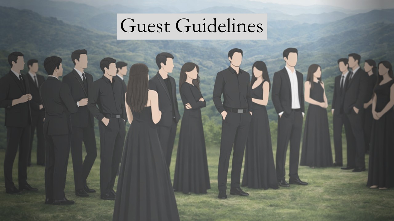 Guest notes and celebration guidelines